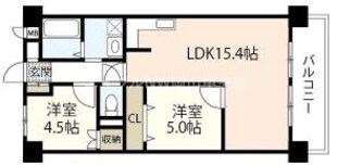 厚生町クラウンズマンションの物件間取画像